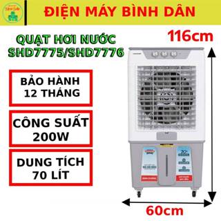 [Hỏa Tốc] Quạt hơi nước, làm mát Sunhouse SHD7775/SHD7776/7798 hàng thanh lý 99%, có thùng