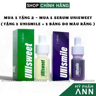 Combo Serum Unismile + Serum Unisweet Chính Hãng - Hỗ Trợ Trắng Sáng Răng Cải Thiện Mùi Hôi Miệng