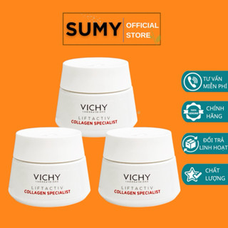  Kem Dưỡng Vichy Liftactiv Collagen Specialist hỗ trợ săn chắc da ban ngày ban đêm 15ml - SUMY 