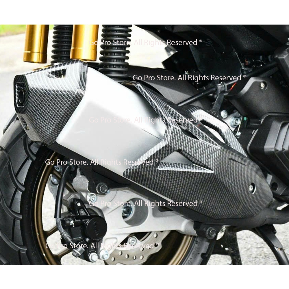 Ốp Hông Pô, Chụp Đích Pô ADV 160CC XI CARBON VT5091