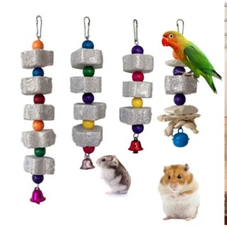 Dây đá bông hoa vừa mài mỏ cho vẹt vừa làm đồ chơi, đồ trang trí lồng vẹt