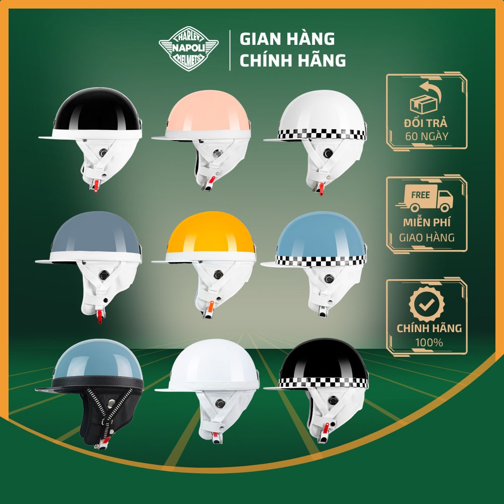 Mũ bảo hiểm Bosozoku Japan Style nửa đầu vintage - Mũ bảo hiểm moto Vintage 1/2 đầu [Freeship]