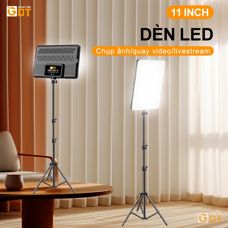 Đèn LED livestream 11 Inch,đèn chụp ảnh hỗ trợ sáng Bộ Đèn LED chụp ảnh Cho Nhiếp Ảnh Và Quay Video