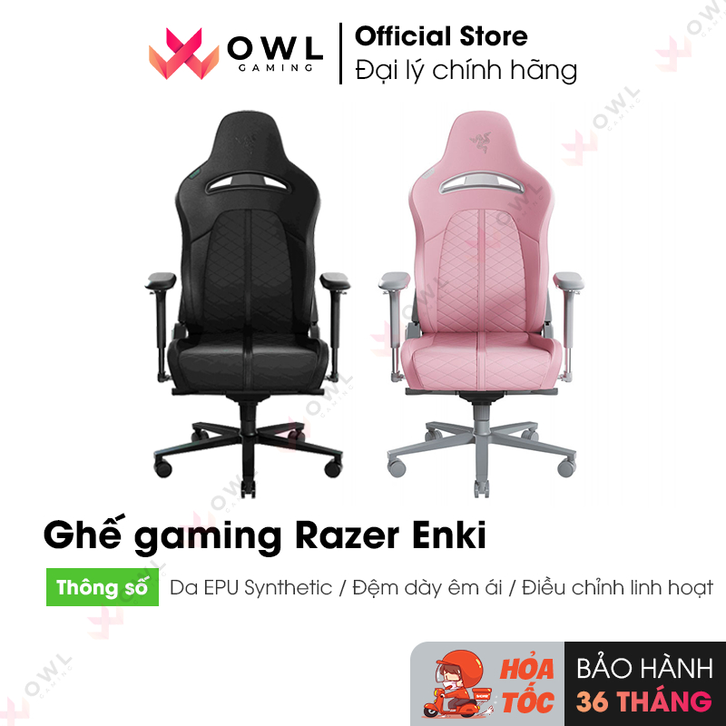 Ghế gaming Razer Enki (Hàng chính hãng)