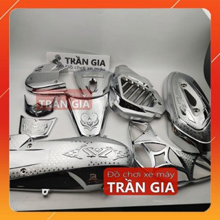 Combo full phụ kiện xi crom gắn xe SH MODE năm 2013 2014 2015 2016 2017 2018 2019 ốp trang trí xi inox Sh nữ Sh Mo