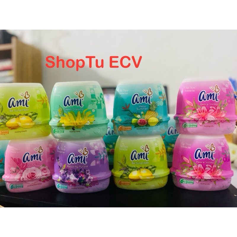 Sáp thơm Ami khử mùi 200g (Nhiều hương lựa chọn)