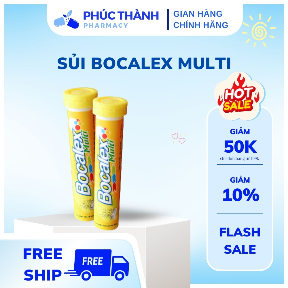 Sủi Bocalex Multi - Bồi bổ cơ thể, nâng cao sức đề kháng