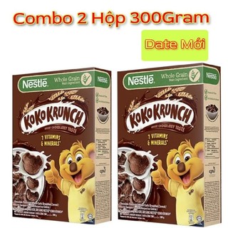  Combo 2 Hộp Bánh Ngũ Cốc Ăn Sáng KoKo Krunch 300gram NESTLE® Vị Sôcôla   DATE GIAO MỚI  