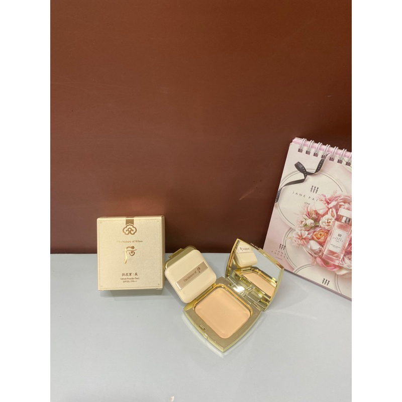 Phấn phủ whoo trắng mẫu vuông full box