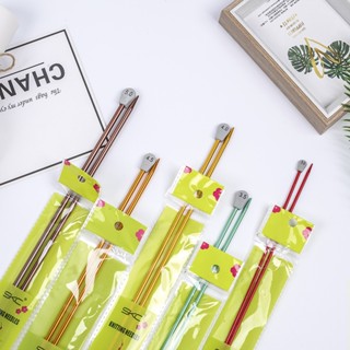 Kim đan len inox xuất khẩu cao cấp SKC chiều dài 35cm, cây đan len đủ các size từ 3mm-12mm