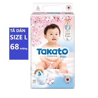 TÃ DÁN Takato size L68 (68 miếng) cân nặng 8-10 kg