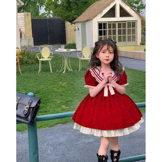 váy bé gái váy công chúa lót 2 lớp cho bé từ 12-37kg với chất thô nến