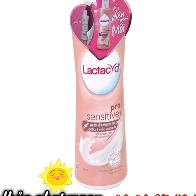 VỆ SINH PHỤ NỮ LACTACYD PRO SENSITIVE 250ML
