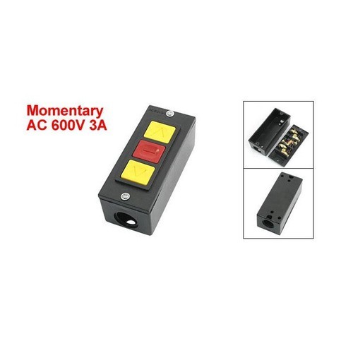 Nút nhấn cửa cuốn 3 NÚT AC600V-3A