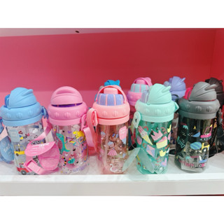 bình nước smiggle mầm non nhiều mẫu 430ml