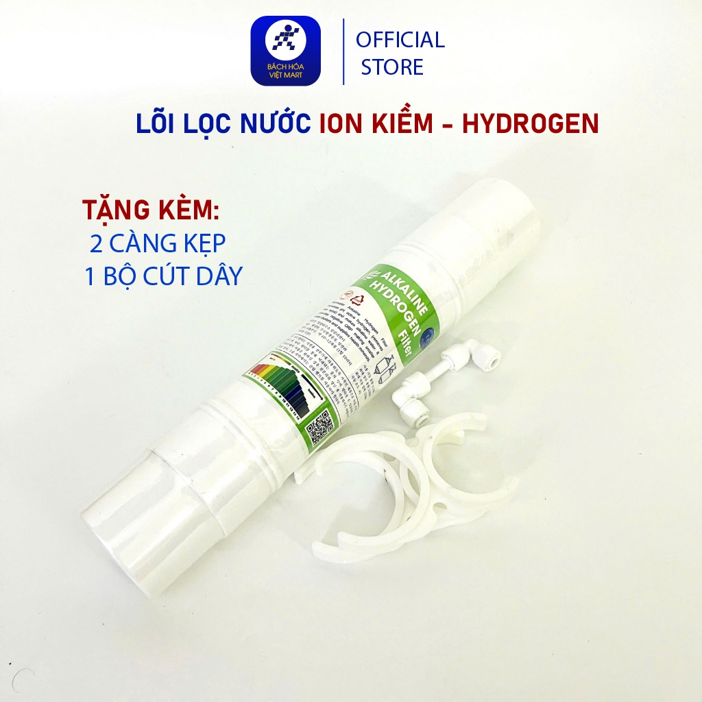 Lõi Lọc Alkaline Hydrogen, Lõi lọc tạo Kiềm và Hydrogen Hàn Quốc tặng kèm phụ kiện lắp đặt