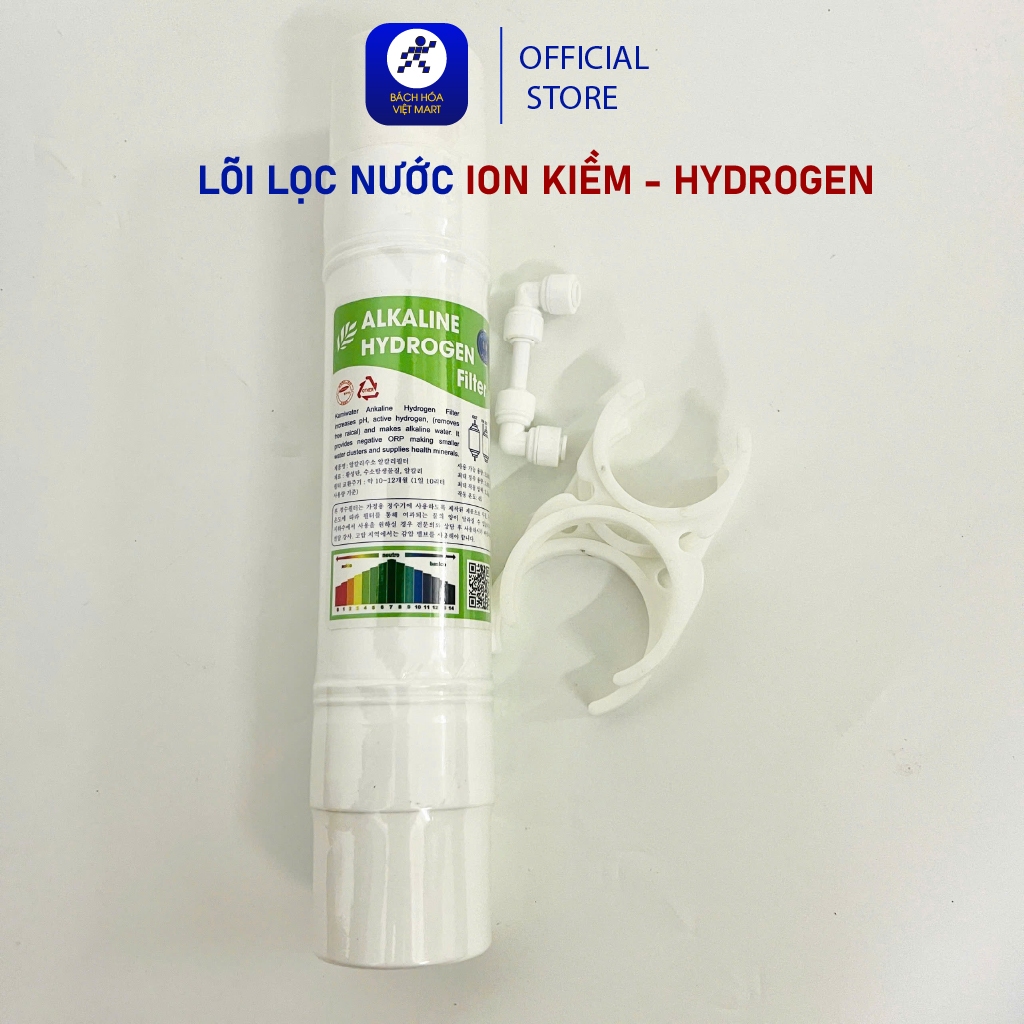 Lõi Lọc Alkaline Hydrogen, Lõi lọc tạo Kiềm và Hydrogen Hàn Quốc tặng kèm phụ kiện lắp đặt