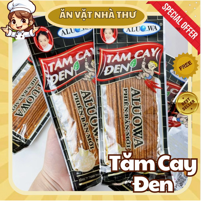 COMBO 5 GÓI TĂM CAY ĐEN CỔNG TRƯỜNG