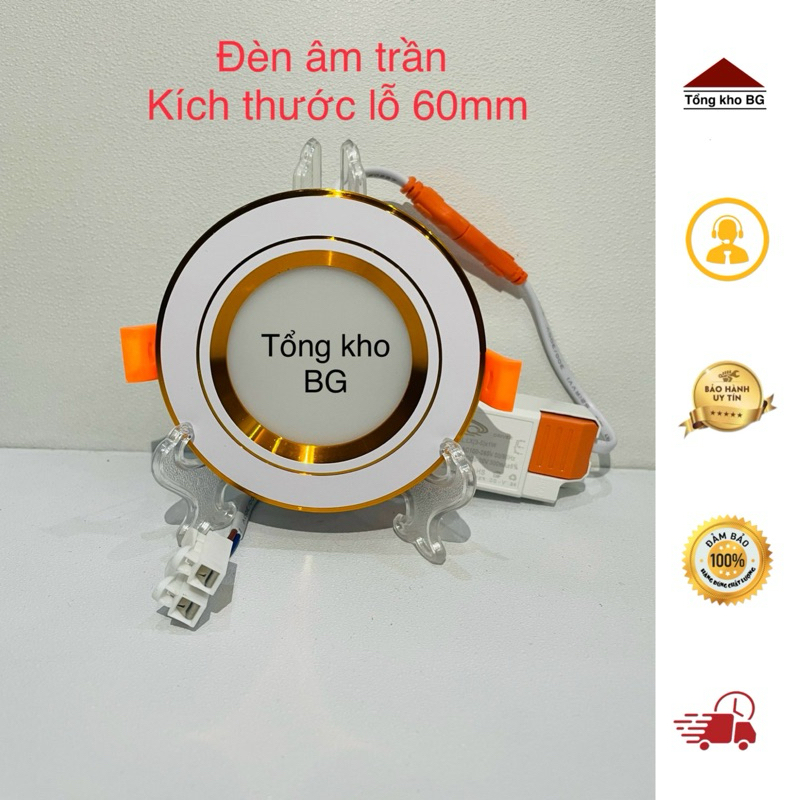 [Tổng kho BG] Đèn âm trần DownLight phi 60(6cm) cao cấp