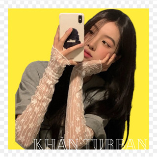 Găng tay ren hình hoa cute - Găng tay mỏng dễ thương - Khanturban