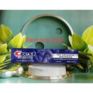 KEM ĐÁNH RĂNG CREST 3D WHITE ADVANCED WHITENING 158g