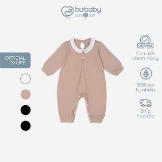 Body dài tay cổ Peterpan cho bé sợi tre BU Bambus BBB2103FF | Quần áo BU Baby chính hãng