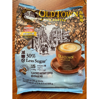   BAO BÌ MỚI  Date 2 2027  Cà phê trắng hòa tan 3 in 1 Oldtown Lesssugar - Ít đường 