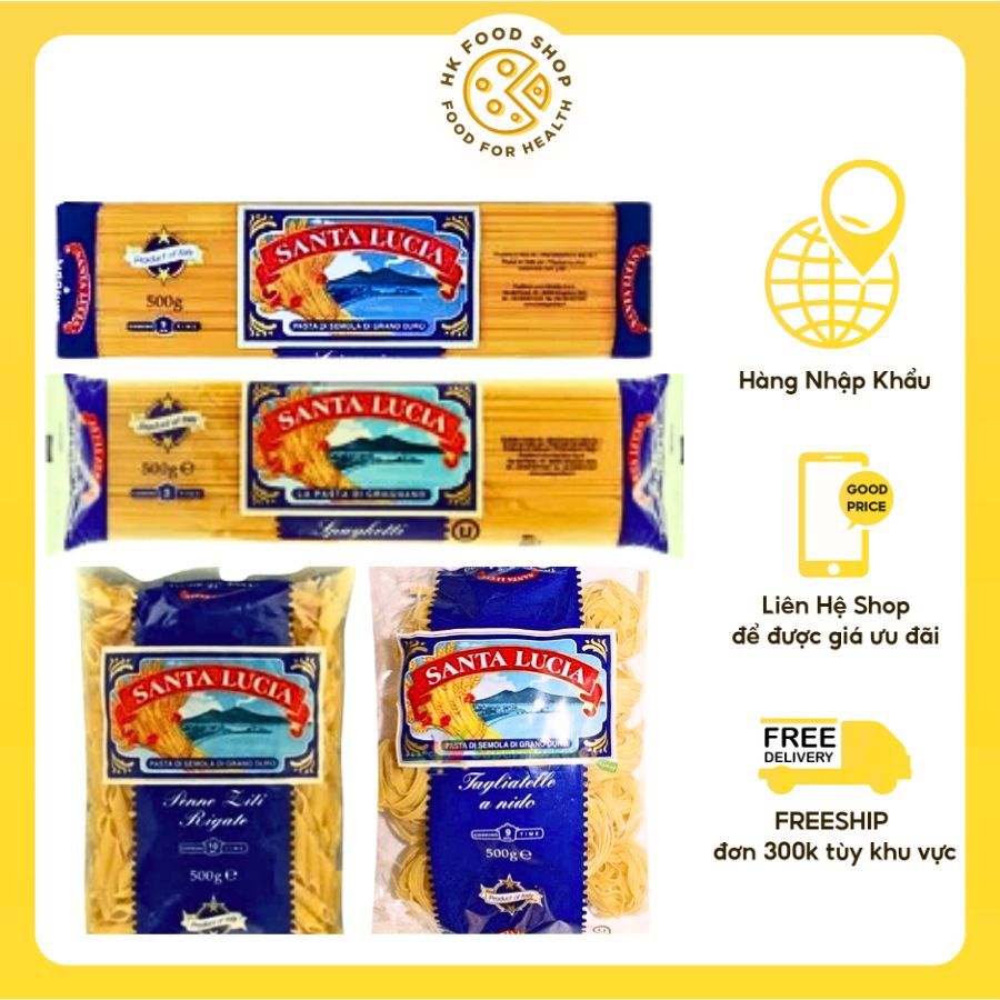 Santa Lucia Spaghetti Mỳ ý ( 500Gr / gói )