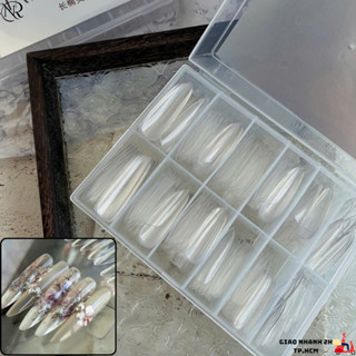 Móng up trong form hạt gạo siêu dài 1 hộp 240 móng siêu dai siêu dẻo chuyên dụng cho ngành nail - Nails Red 