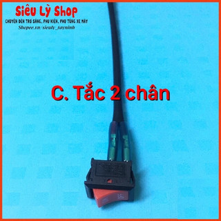 Công tắc 2 chân, 3 chân - Chế đèn trợ sáng