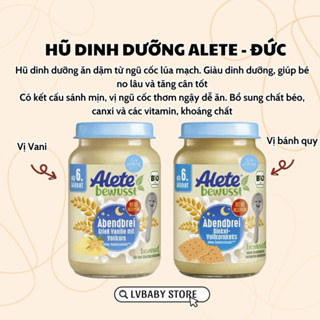 Hũ dinh dưỡng ăn dặm Alete cho bé từ 6 tháng tuổi
