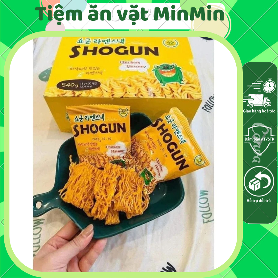 Mì trẻ em Shogun/Kaaro Hàn Quốc ăn liền (gói ~18g)