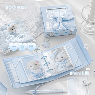 Binder / Mini Album / Collect Book / Đựng Card Bo Góc / Thẻ Hình Thần Tượng ROSYPOSY Chuu Ribbon Bowknot, 20 sheet 2 mặt