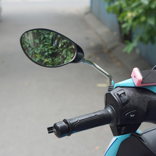 Kiếng Yaz Gương Yaz Chân Đen Gương chiếu hậu xe máy YaZ Chân Xi Inox Kính 1 Bên Trái Và 1 Cặp Trái Phải chân 10li xuôi