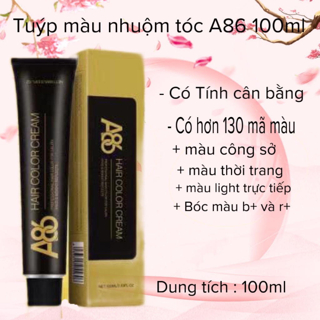 Tuýt Màu nhuộm cân bằng A86 100ml