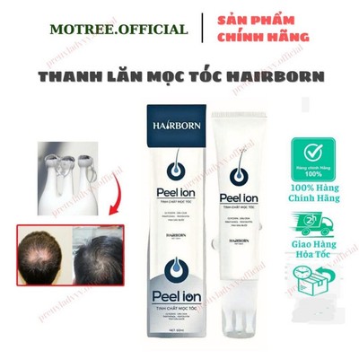 Lăn Mọc Tóc Hairborn Tuýp 60ml, Tinh Chất Mọc Tóc tặng mặt nạ
