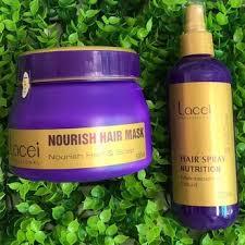 Combo Hấp dầu và xịt dưỡng tóc Lacei 500ml/200ml T
