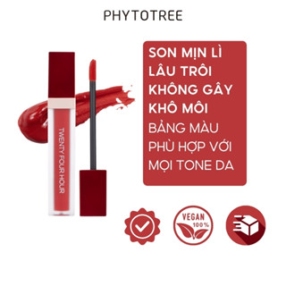 Son Kem Lì PHYTOTREE TWENTY FOUR HOUR VELVET TINT 24h Velvet Tint Đủ Màu 6g