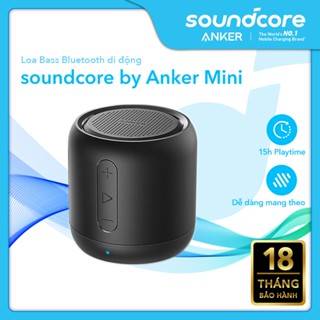 Anker Soundcore Mini, Loa Bluetooth Siêu Di Động với Đài FM, 15H Play Time, Âm Bass Tăng Cường,A3101