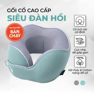 Gối cổ du lịch/văn phòng MIAvn TA33222 - Ruột êm vỏ mềm đàn hồi cao, chống mỏi cổ, hàng cao cấp chính hãng