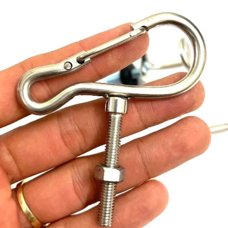 Móc treo đồ xe máy , móc yếm inox cho Dream wave