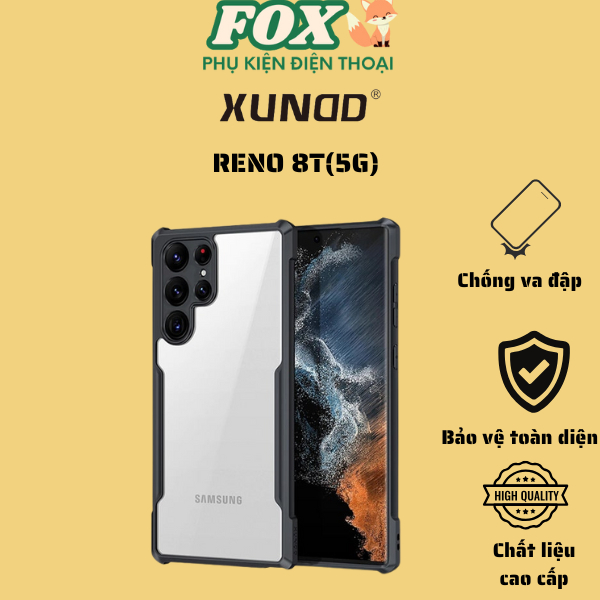 Ốp Reno8t(5g),A1pro chống sốc Xundd