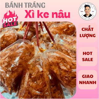 50 Bịch Bánh Tráng Xì Ke NÂU Siêu Cay [ MỚI ] - Đồ Ăn Vặt Bánh Tráng Snack
