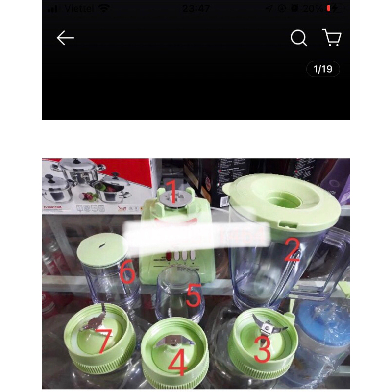 phụ kiện máy xay Jiplai