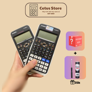 Máy tính Casio 580, máy tính Fx-580vnx CU( 2hand ) MÀU ĐEN chính hãng Cetus dành cho học sinh từ lớp 6