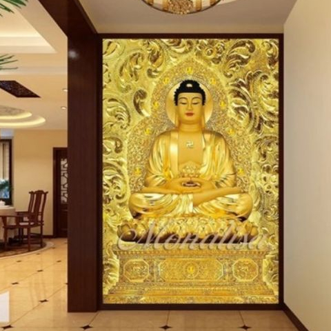 Tranh đính đá phật adida y8103 (  60x90 ) cm