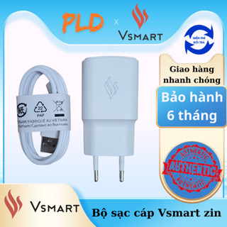 Dây sạc Vsmart và củ sạc Vsmart 18W hàng chính hãng Vsmart sản xuất, Bộ sạc nhanh Vsmart Joy 3, Joy 4, Aris, Live 4...