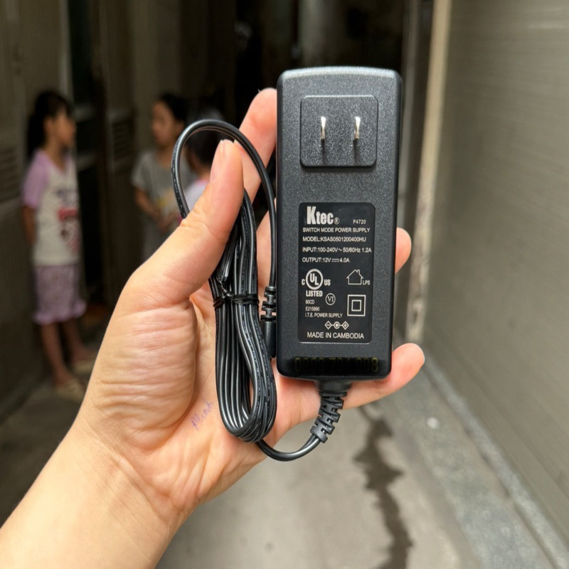 Adapter nguồn 12v 4A cho đầu ghi camera