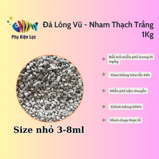Đá Lông Vũ - Nham Thạch Trắng 1kg
