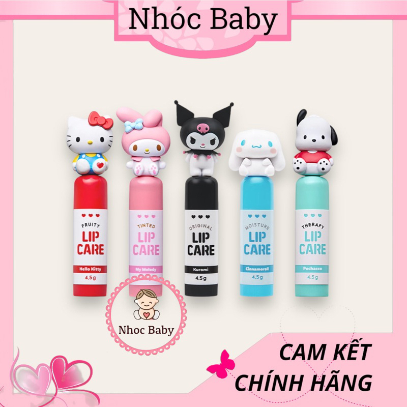   Sanrio  Son dưỡng môi cho bé Hàn Quốc  - Kitty   Kuromi   My Melody Cinnamoroll Kuromi Pompompurin   Mositure   Tinted 